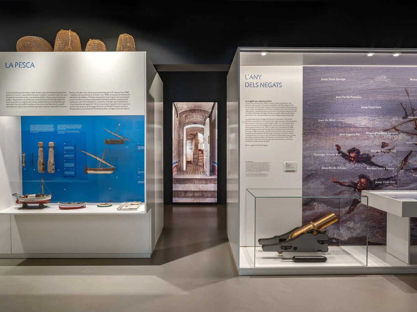 Exposició del museu del mar de vilanova i la geltru